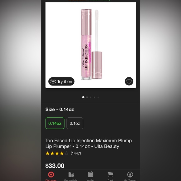 Too Faced Lip Injection Maximum Plump - Picture 2 of 2